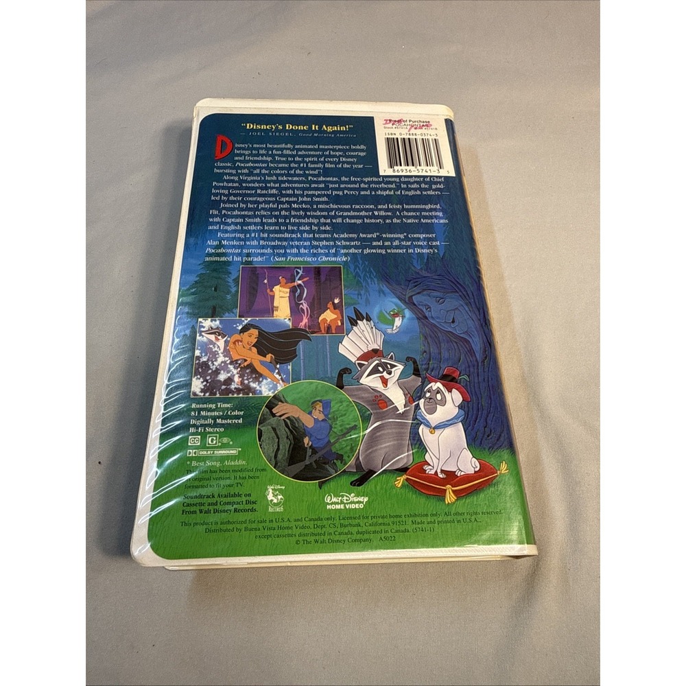 Pocahontas (VHS, 1996) - Picture 3 of 6